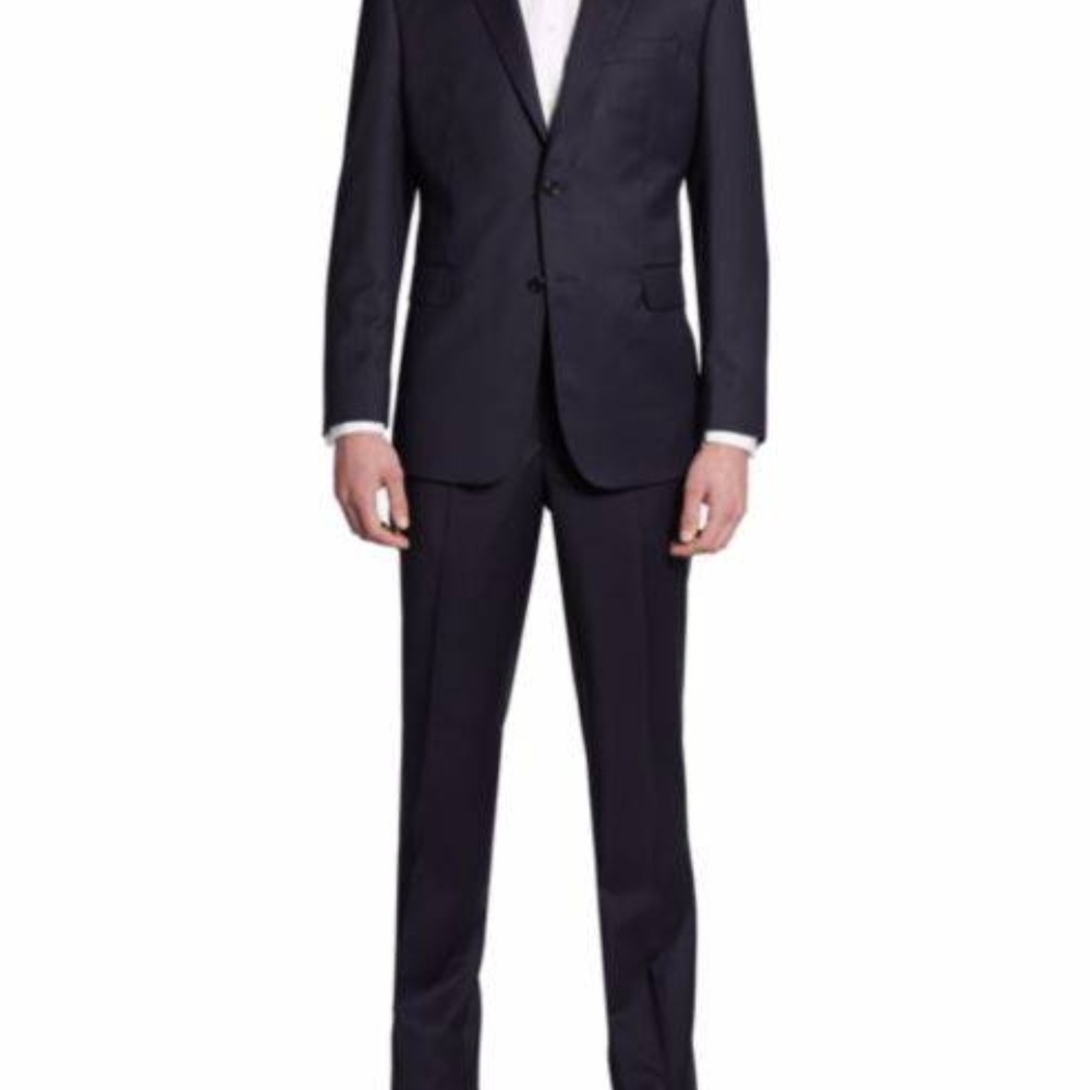NWT Saks Fifth Avenue Made in Italy Navy suit